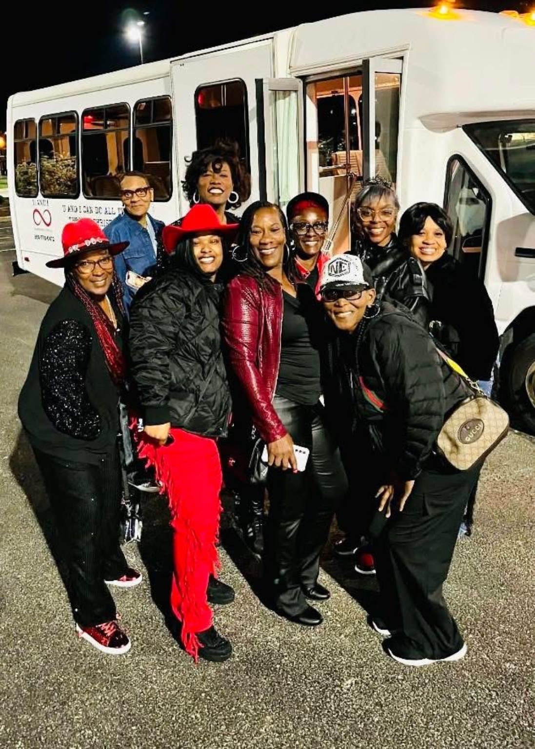 U AND I New Edition concert group photo
